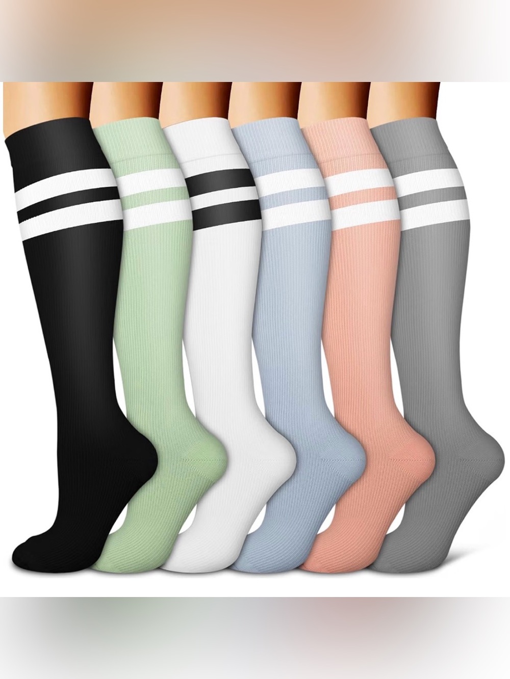 Compression socks- 4 pairs NEW